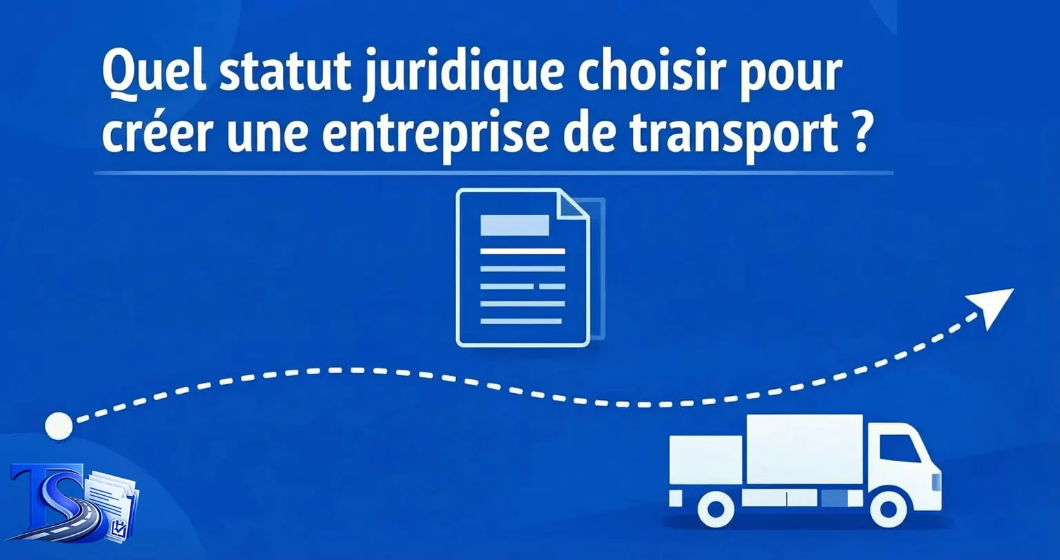Article - Quel statut juridique choisir pour créer une entreprise de transport