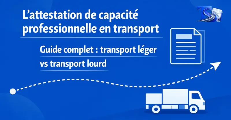 Attestation de capacité professionnelle en transport - Guide complet