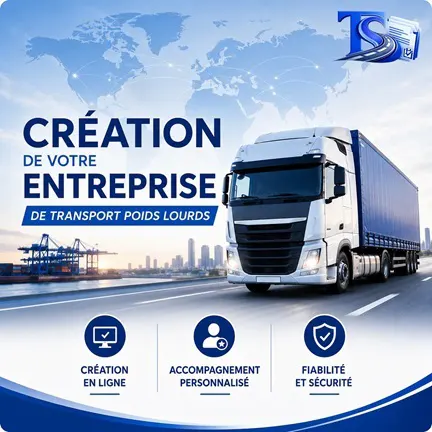 Créez votre entreprise de transport poids lourds