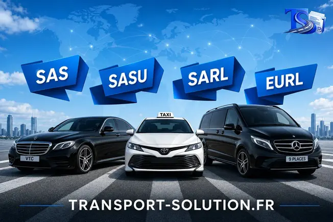 création d'une entreprise de transport de personnes avec transportsolution.fr