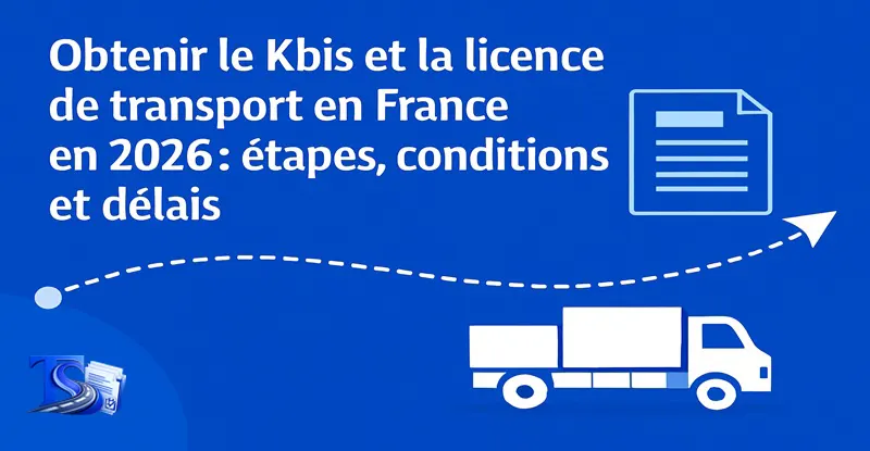 Obtenir le kbis et la licence de transport en France