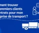 Trouver des clients pour une entreprise de Transport