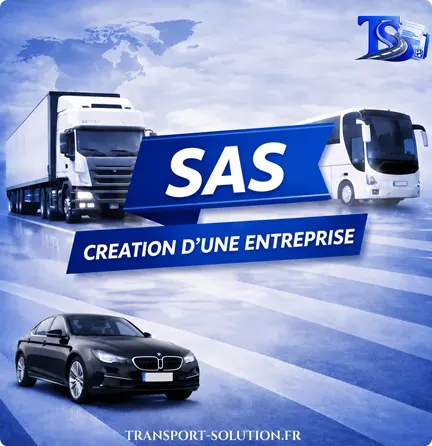 création d'une entreprise de transport avec le statut SAS